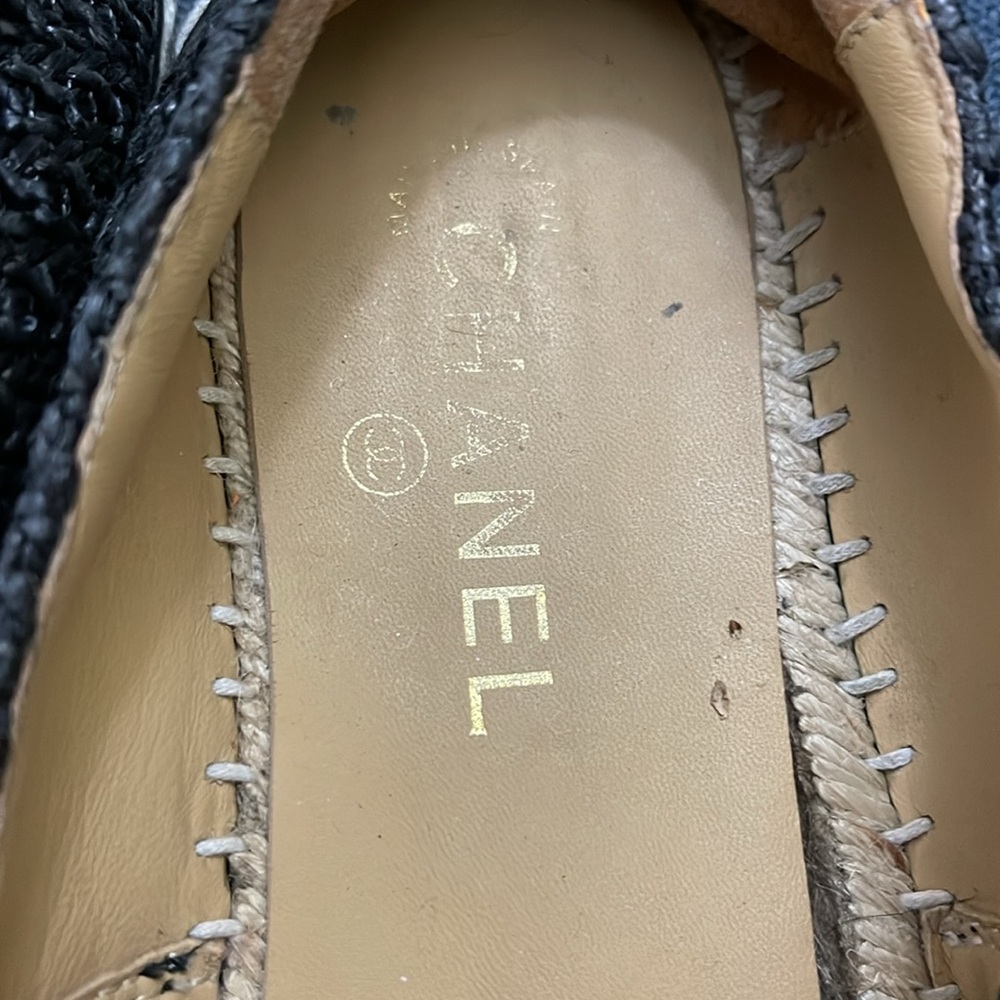 CC Black Espadrille Flats - Picture 2 of 15